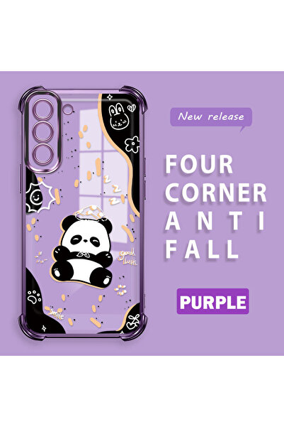 ucuc حافظة شفافة متوافقة مع هاتف سامسونج جالاكسي S21 FE 5G مصنوعة من السيليكو...