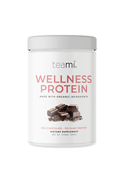 teamix Plant-Based Wellness Protein, Rich Chocolate