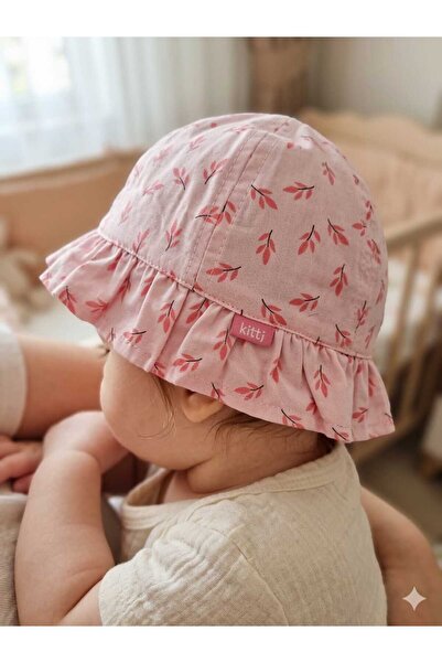 Kitti 0-18 Months Flower Figured Baby Girl Fedora Hat