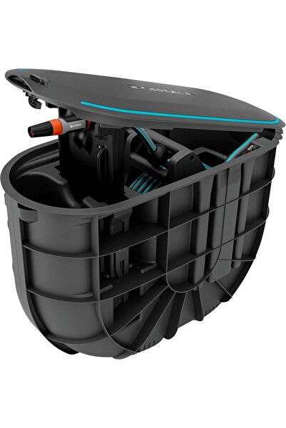 Gardena 18650-20 Yeraltı Geri Çekilebilir Otomatik Hortum Sarma Kutusu 20M