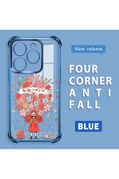 ucuc حافظة شفافة متوافقة مع Infinix Smart 8/8 Pro ذات أربعة زوايا من السيليكو...