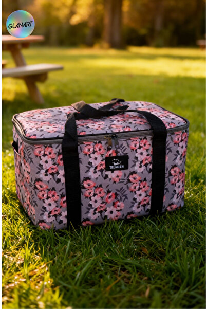 Glanart piknik, seyahat, kamp çantası sıcak- soğuk termos özellikli 8-10 saat...