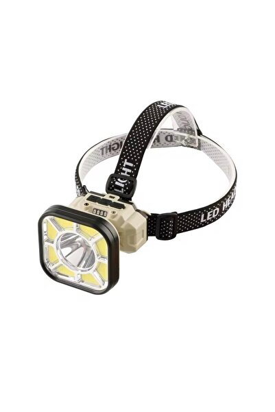 Tescomak Lanternă reîncărcabilă pentru cap și bicicletă cu baterie litiu, neg...