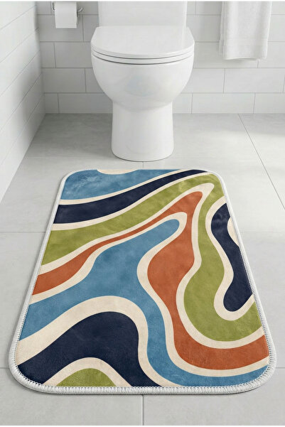 Zevahir Home Χαλάκι μπάνιου πολλαπλών χρήσεων για μπροστά από την τουαλέτα, α...