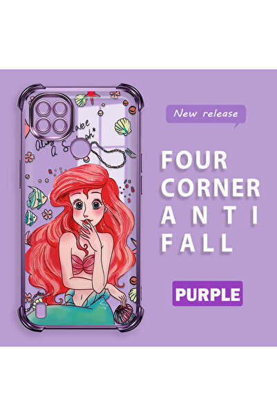 ucuc حافظة ذات حواف لامعة متوافقة مع هاتف Realme C21 مصنوعة من السيليكون الشف...