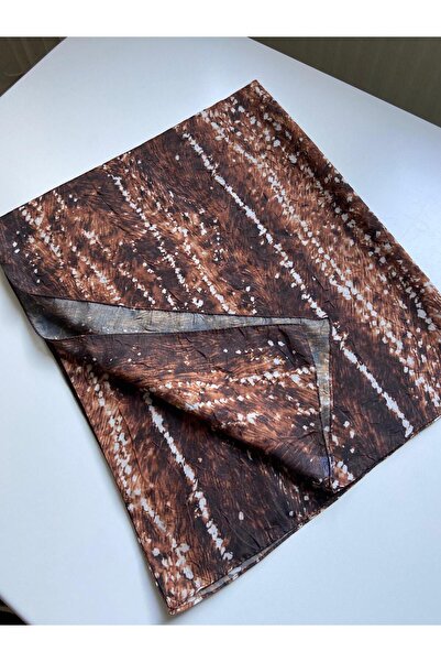 Zerlinda Ceylan Bambi Desenli Bambu Kraş Soft Şal