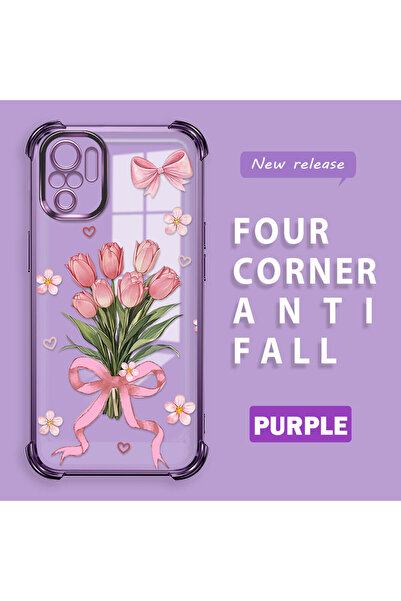 ucuc حافظة ريدمي نوت 10S المتوافقة مع الهاتف، مصنوعة من السيليكون الشفاف بأرب...