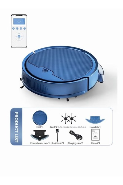 Mi VAZA روبوت الكنس الجديد الأوتوماتيكي، خزان مياه، كنس ومسح الأرضيات الرطبة،...