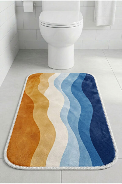 Zevahir Home Χαλάκι μπάνιου πολλαπλών χρήσεων για μπροστά από την τουαλέτα, α...