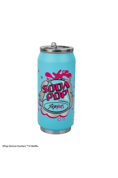 Cinereplicas Κ-Ποπ Κυνηγοί Δαιμόνων Θερμός Μπουκάλι με Καλαμάκι για Αναψυκτικό