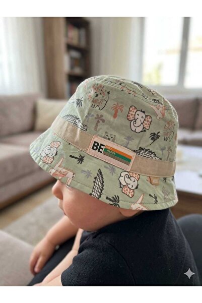 Kitti 0-18 Months Safari Patterned Baby Boy Fedora Hat