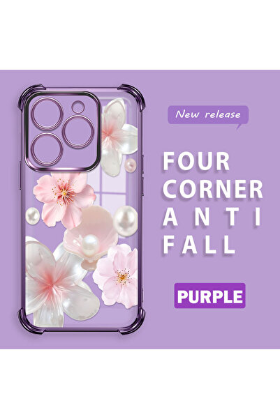 ucuc حافظة شفافة متوافقة مع Infinix Smart 8/8 Pro ذات أربعة زوايا من السيليكو...