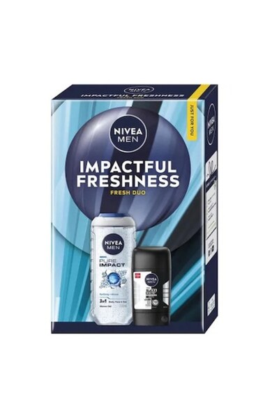 Nivea Men Set gel de duș Pure Impact 3 în 1