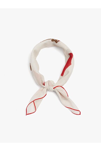 PARFOIS Kadın Desenli %100 Pamuk Fular