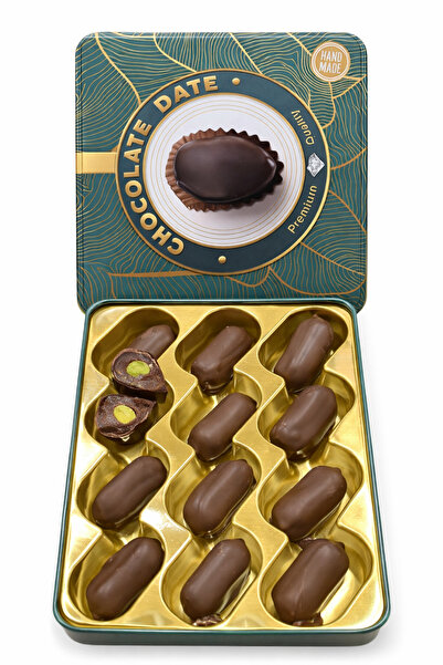 Orient Çikolata Kaplı Hurma Antep Fıstık Dolgulu- 360 gr