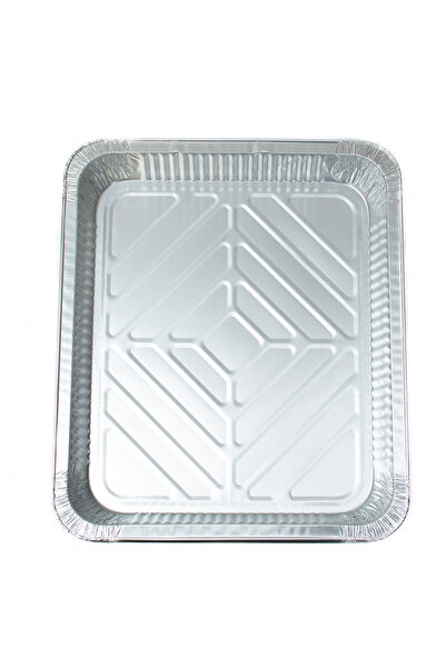 HORECA Set of 10 Disposable Aluminum Trays, 40x34x5cm