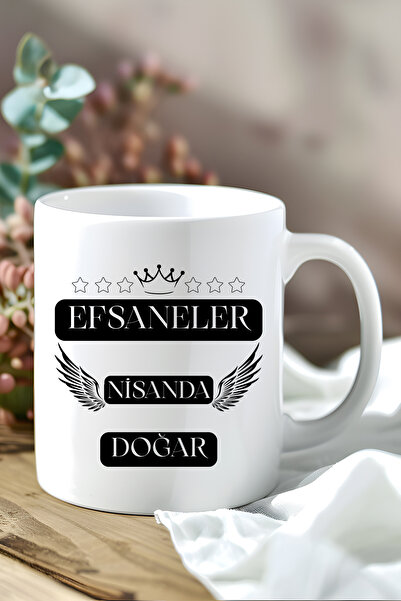 giftkonsept Crown and Star Patterned Legends Are Born in Nisanda Printed Wife...