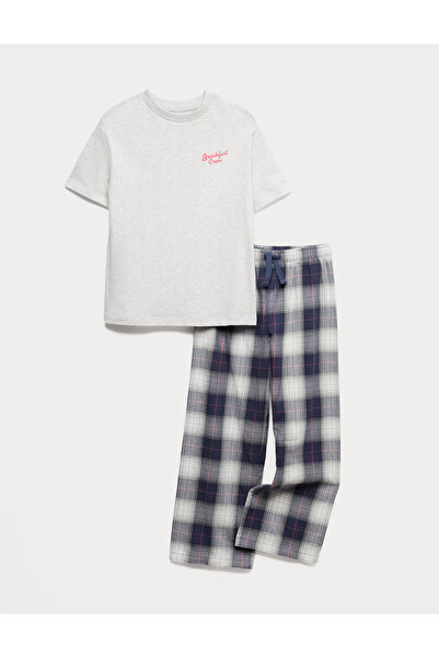 Marks & Spencer Desenli Pijama Takımı