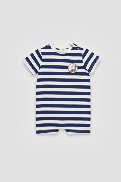 NBT BSC BG Store Erkek Bebek Çizgili Tulum