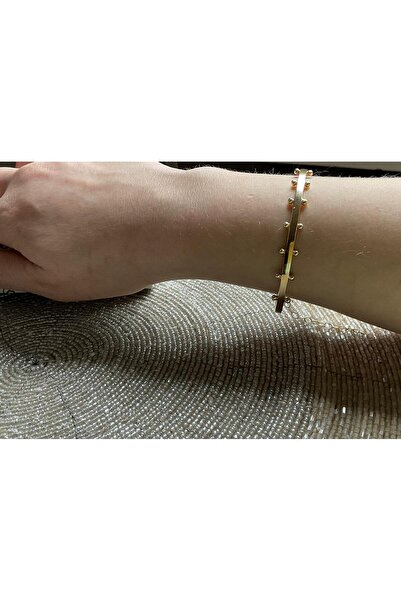 Gümüş sandık 925 Ayar Gümüş Rose Kaplama Ajda Model Bilezik - Ayarlanabilir K...