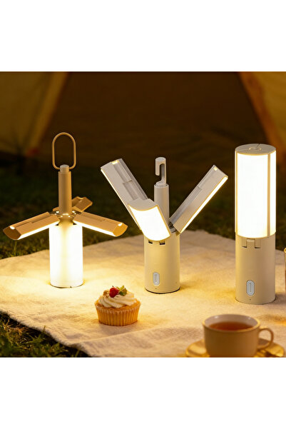 FANGFANGOTD 4000mAh LED Camping Lantern IPX7 Waterproof Portable with Hook fo...