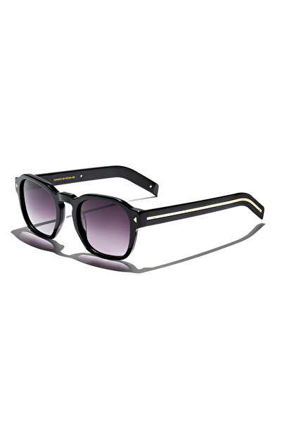 EYE OF HORUS Eoh4018 C6 Black Acetate Unisex Sunglasses