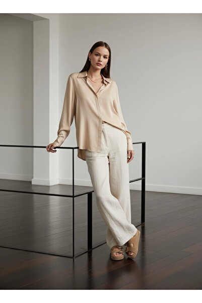 PERA MODA Cămașă Tiril Tiril Boyfriend viscoză