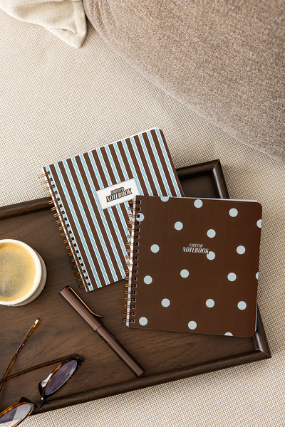 PAPERORA 15x16 Spiralli Karton Kapak 2'li Noktalı Not Defter Seti - Puantiye