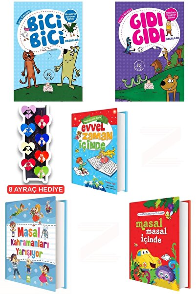 Nesil Çocuk Yayınları Evvel Zaman İçinde-Masal Masal İçinde-5'li Set-8'li Öze...
