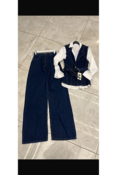 BelezaStore YELEK GÖMLEK PANTOLON TAKIM 3 PARÇA