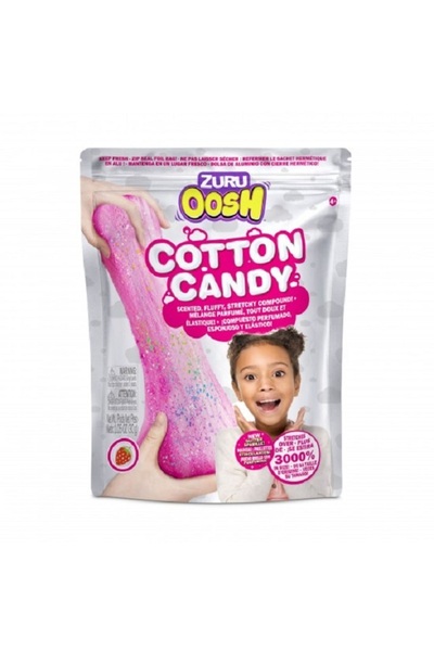 Noname Slime parfumat Cotton Candy 30g in pachet zip, Oosh Slime, Zur...