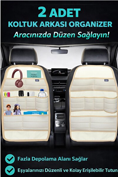 Bod منظم خلفية مقعد السيارة من سلسلة Ecolux، منظم داخل السيارة، مجموعة من قطع...