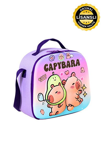 capybara Orijinal Lisanslı Çocuk Beslenme Çantası|Isı Yalıtımlı |Sızdırmaz |O...