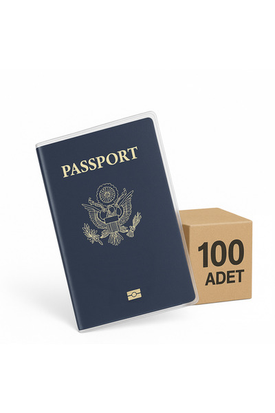 Boldy 100-Piece Passport Cover - Transparent Passport Protection - Passport P...