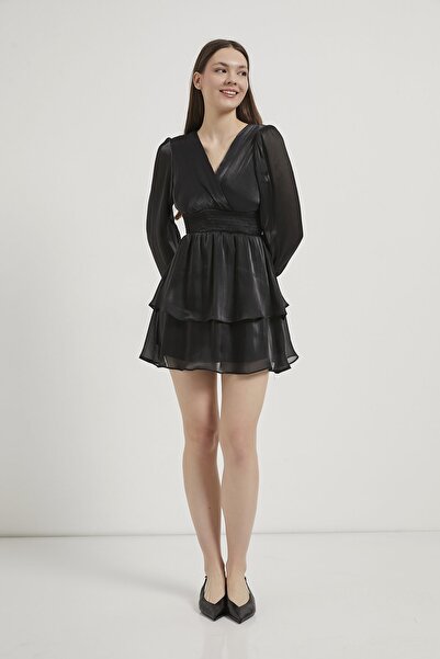 Arma Life ARMALIFE 7956 ΓΥΝΑΙΚΕΙΟ ΦΟΡΕΜΑ ΜΙΝΙ ΣΙΦΟΝ KRU διπλό πέτο KA ΜΕ ΕΛΑΣ...