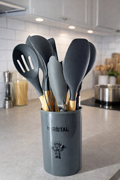 ceviz home züccaciye tekstil ltd şirketi 12 Parça Silikon Mutfak Gereçleri Se...