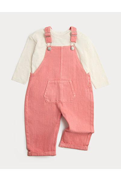 Marks & Spencer Pamuklu Salopet Takım