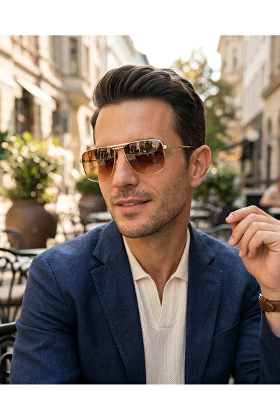 BLACK L176 C3 57 Men's Sunglasses