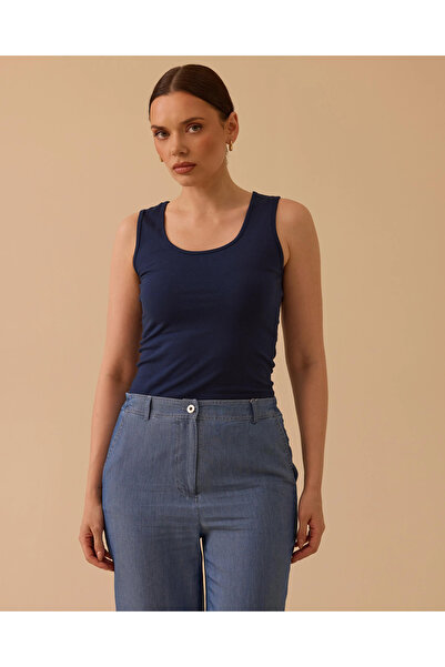 SEÇİL Yuvarlak Yaka Penye Atlet