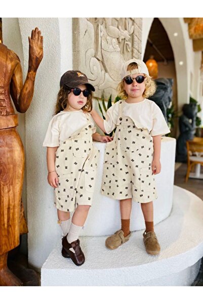 La'ciel prss KIZ&ERKEK ÇOCUK DESENLİ SALOPET&T-SHİRT