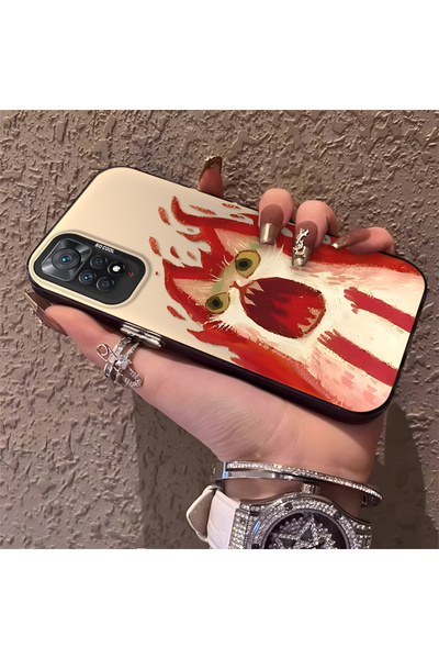 ARTISHELL Redmi Note 11 Pro 4G/5G Uyumlu Sinirli Kedi Darbeye Dayanıklı Telef...