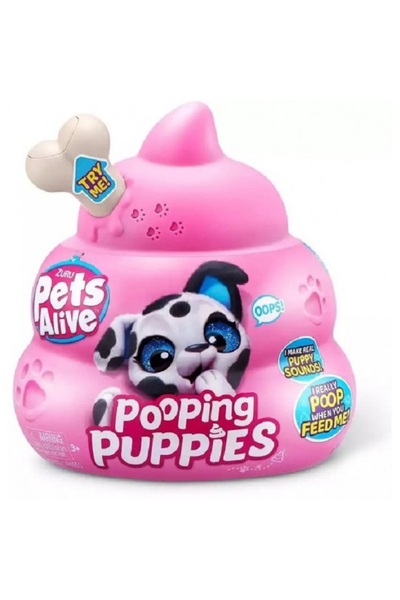 Pets Alive Jucarie de plus surpriza Catelus Interactiv, Pooping Puppies
