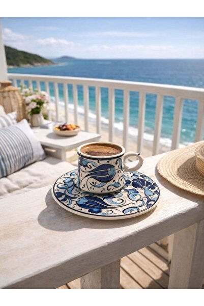 ART Kahve fincanı el işi el sanatı çini dekoratif hediyelik otantik seramik e...