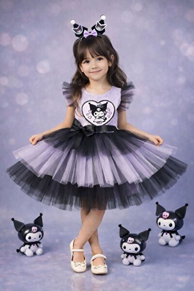 RUMİ KİDS KUROMİ Taç Aksesuarlı Pullu Doğum Günü Prenses Kostümü Ve Elbisesi ...