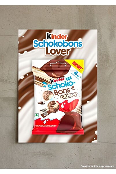 OEM Poster Infografic Kinder Schokobons Lover, Design Delicios, Carton Premiu...