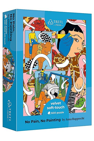 Vardem Toy Trefl 500 Piece Puzzle No Painno Painting (34X48Cm) - Standard Sta...
