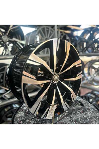 Sonic 18" 5x114,3 Megane İcon Black Diamond Jant