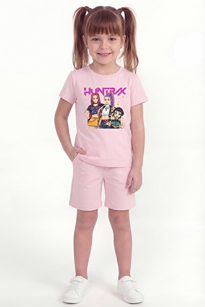 par lingerie pl Κοριτσίστικο σετ με τύπωμα τεμαχίων με σορτς B22