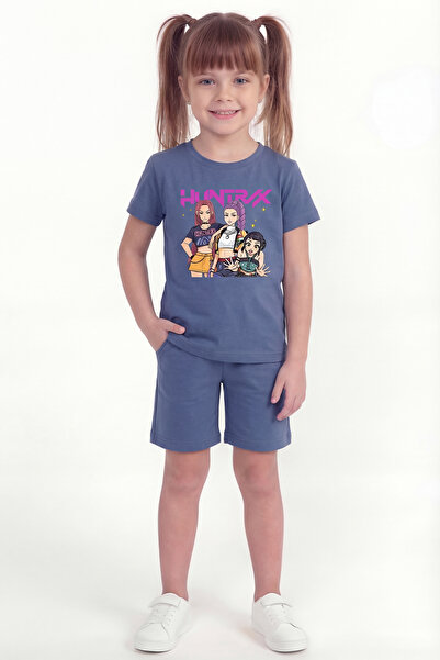 par lingerie pl Κοριτσίστικο σετ με τύπωμα τεμαχίων με σορτς B22