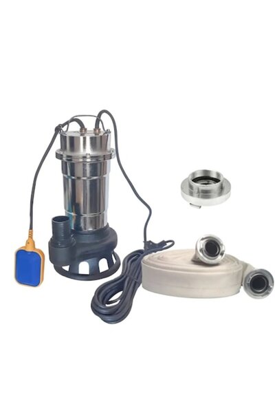 COBI SMART® Pachet pompa de apa murdara inox SWP-750, 2.75 KW, inaltime 16 m,...